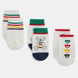 Colorful Bear Patterned Socks Set